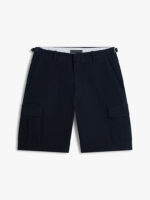 Shorts Bermuda Cargo Tommy Hilfiger in Twill di Cotone Blu art. MW0MW42350 DW5