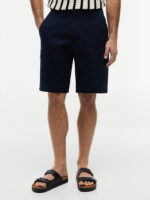 Shorts Bermuda Cargo Tommy Hilfiger in Twill di Cotone Blu art. MW0MW42350 DW5 - immagine 2