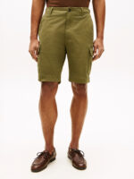 Shorts Bermuda Cargo Tommy Hilfiger in Twill di Cotone Verde art. MW0MW42350 MSX - immagine 2