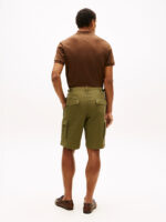 Shorts Bermuda Cargo Tommy Hilfiger in Twill di Cotone Verde art. MW0MW42350 MSX - immagine 4