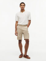 Shorts Bermuda Cargo Tommy Hilfiger in Twill di Cotone Beige art. MW0MW42350 RBT - immagine 3
