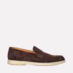 Mocassino Uomo Premiata Mille885 in Camoscio Marrone Art. Glasgow Velour Moka