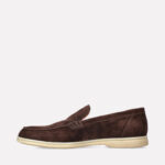 Mocassino Uomo Premiata Mille885 in Camoscio Marrone Art. Glasgow Velour Moka - immagine 3