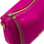 Pochette con Tracolla Media Gianni Chiarini In Camoscio Fucsia art. Nora Pouch Desert Flower - immagine 4