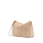 Pochette con Tracolla Media Gianni Chiarini In Camoscio Beige Nude art. Nora Pouch Nude - immagine 4