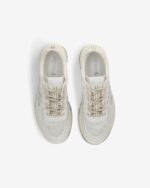 Sneakers Premiata Uomo in Pelle e Camoscio Bianco e Rete Traforata art. Nous 8106 - immagine 5