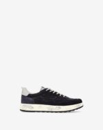 Sneakers Premiata Uomo in Camoscio Blu Traforata art. Nous 8289