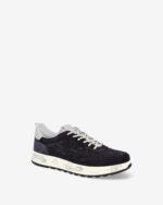 Sneakers Premiata Uomo in Camoscio Blu Traforata art. Nous 8289 - immagine 2