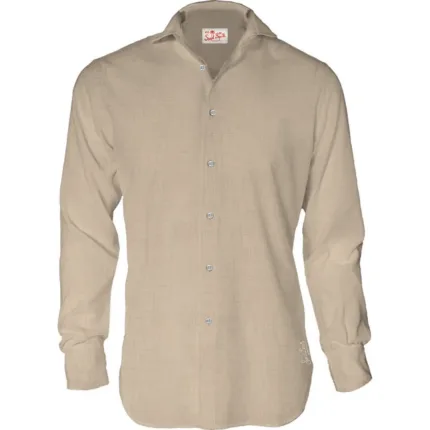 Camicia in Lino Mc2 Saint Barth Beige art. Pamplona Linen 11 Beige