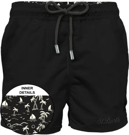 Costume Mc2 Saint Barth Nero art. Patmos Toile 00 Black