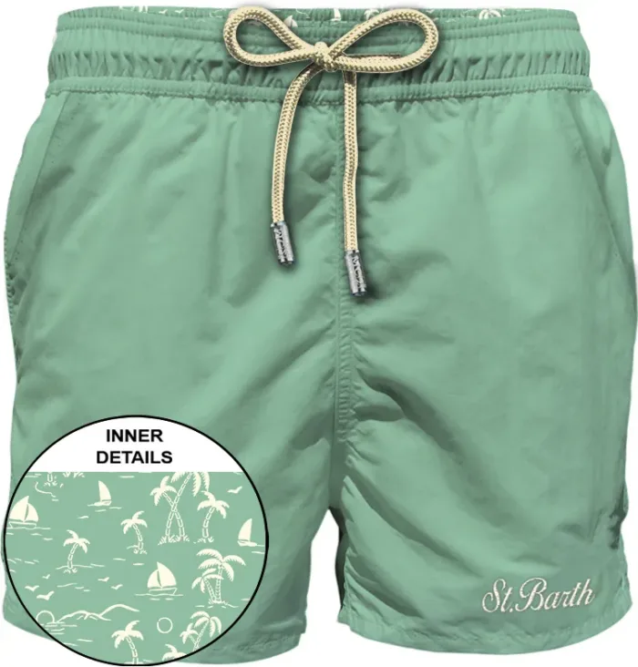 Costume Mc2 Saint Barth Verde Acqua art. Patmos Toile 53 Sage, foto 1 di 1