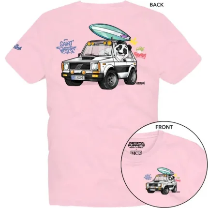 T-shirt Mc2 Saint Barth Rosa art. Portland Cpt Panda Surf 21