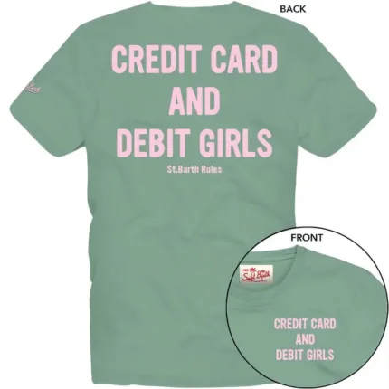 T-shirt Mc2 Saint Barth Verde art. Portland Credit Card 53