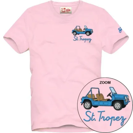 T-shirt Mc2 Saint Barth Rosa art. Portofino Car St Tropez 21 EMB