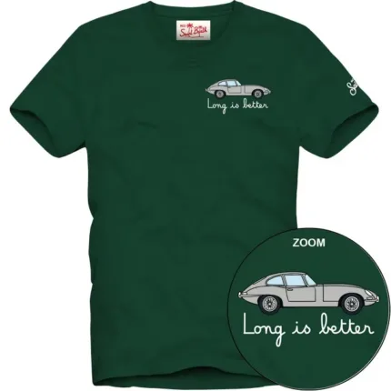 T-shirt Mc2 Saint Barth Verde art. Portofino Long Car 51 EMB