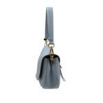Borsa a Spalla con Tracolla Media Gianni Chiarini In Pelle Celeste art. Helena Round Oasi - immagine 2