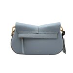 Borsa a Spalla con Tracolla Media Gianni Chiarini In Pelle Celeste art. Helena Round Oasi - immagine 3