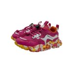 Sneakers Flower Mountain For Naturino Kids in Pelle e Mesh Fuchsia art. Yamano 3 Junior 1L16 Fuchsia - immagine 4