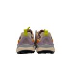 Sneakers Flower Mountain Donna in Camoscio Giallo e Nylon Fiorato art. Yamano 3 Woman 1G06 Yellow-Blue Zucca - immagine 5