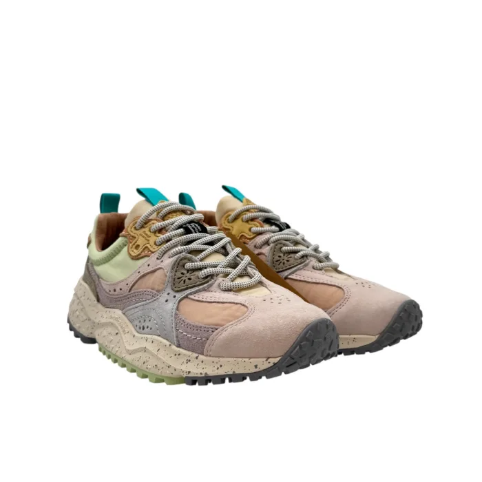 Sneakers Flower Mountain Donna in Camoscio Glicine e Rosa art. Wave Woman 1M11 PINK LILAC, foto 2 di 5
