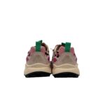 Sneakers Flower Mountain Donna in Camoscio Rosa e Nylon Maculato Rosa art. Yamano 3 Woman 1M13 PINK - immagine 5