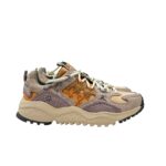 Sneakers Flower Mountain Donna in Camoscio Glicine art. Yamabushi Uni 1N34 Off White Lilac