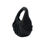 Borsa a Mano Twentyfourhaitch in Maglia Gioiello Strass Nera art. Joan Ner - immagine 2