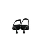 Slingback Twentyfourhaitch in Raso Nera e Strass Taccco 7 cm art. Phuket Nero - immagine 5