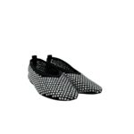 Ballerina Twentyfourhaitch a Rete con Applicazioni Strass art. Bounty Nero-Argento - immagine 2