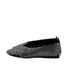 Ballerina Twentyfourhaitch a Rete con Applicazioni Strass art. Bounty Nero-Argento - immagine 4