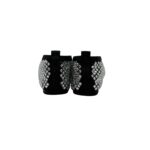 Ballerina Twentyfourhaitch a Rete con Applicazioni Strass art. Bounty Nero-Argento - immagine 5