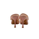 Slingback Twentyfourhaitch in Tessuto Traforato E Pelle Rosa Cipria Tacco 10 cm art. Dianis Cipria - immagine 5