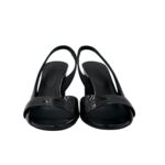 Sandalo Del Carlo in Vernice Nera Tacco 8 cm art. Metis Baby Nero 12128 - immagine 3