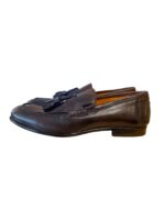 Mocassino con Nappine Uomo Rennella In Pelle Testa di Moro con Fondo Gomma Antiscivolo Art. 603 - immagine 4