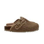 Sandalo Sabot Scholl in Canapa Intrecciata Beige 3,5 cm art. Fae F00711 1002