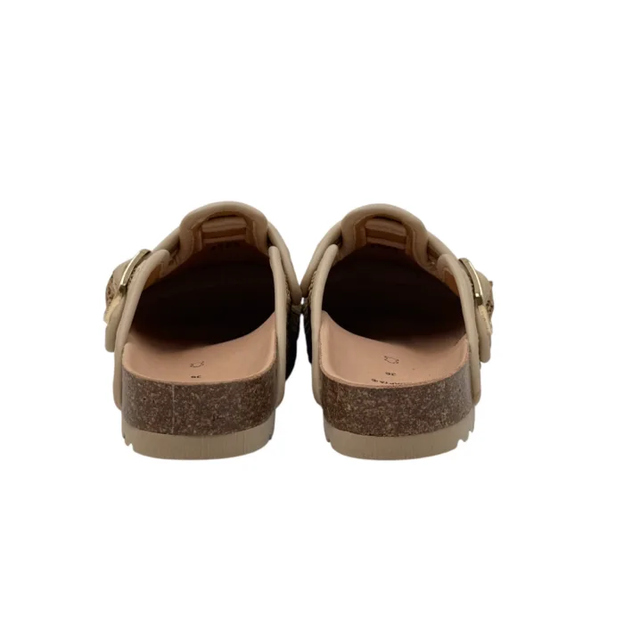 Sandalo Sabot Scholl in Canapa Intrecciata Beige 3,5 cm art. Fae F00711 1002, foto 5 di 5