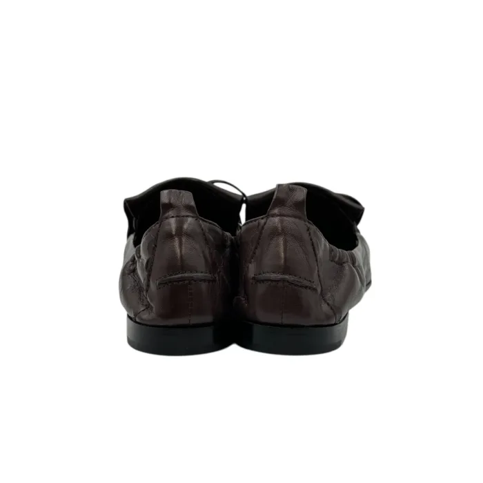 Ballerina Pomme D'or in Pelle Marrone con Frange Art. 1215 Glove Espresso, foto 5 di 5
