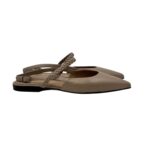 Ballerina slingback Pomme D'or in Pelle Tortora Chiaro con Cinturino Regolabile e Fascia Intrecciata Art. 1204 Glove Sand