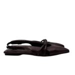 Ballerina slingback Pomme D'or in Pelle Bordeaux con Cinturino Regolabile e Fascia Intrecciata Art. 1267 Glove Bordeaux