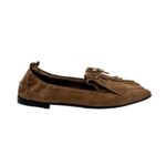 Ballerina Pomme D'or in Camoscio Tortora con Frange Art. 1215 Camoscio Toffee