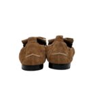 Ballerina Pomme D'or in Camoscio Tortora con Frange Art. 1215 Camoscio Toffee - immagine 4