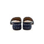 Sabot Mules Pasquini In Rafia Blu e Strass, Tacco 4 cm art. 3042 T40 Blu - immagine 4