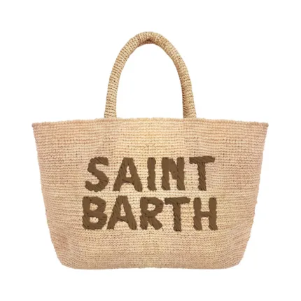 Borsa a Mano Media Mc2 Saint Barth In Rafia Naturale art. Raffia Beach Mid Sb 18 EMB