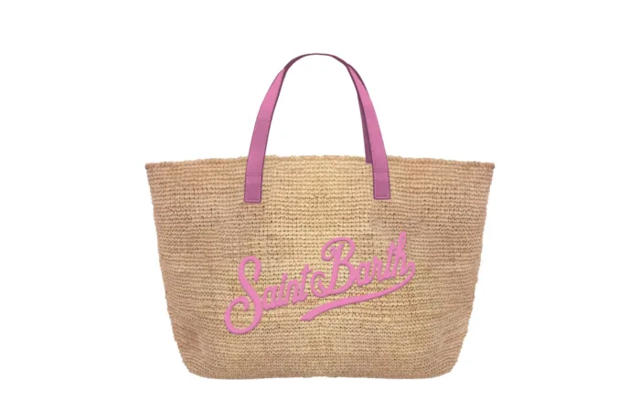 Borsa A Mano Piccolissima con Tracolla Mc2 Saint Barth Beige art. Raffia City Micro 1121 EMB, foto 1 di 1