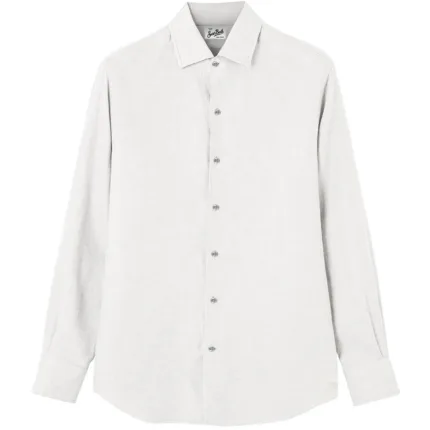 Camicia in Lino  Mc2 Saint Barth Bianca art. Raphael Linen 01 White