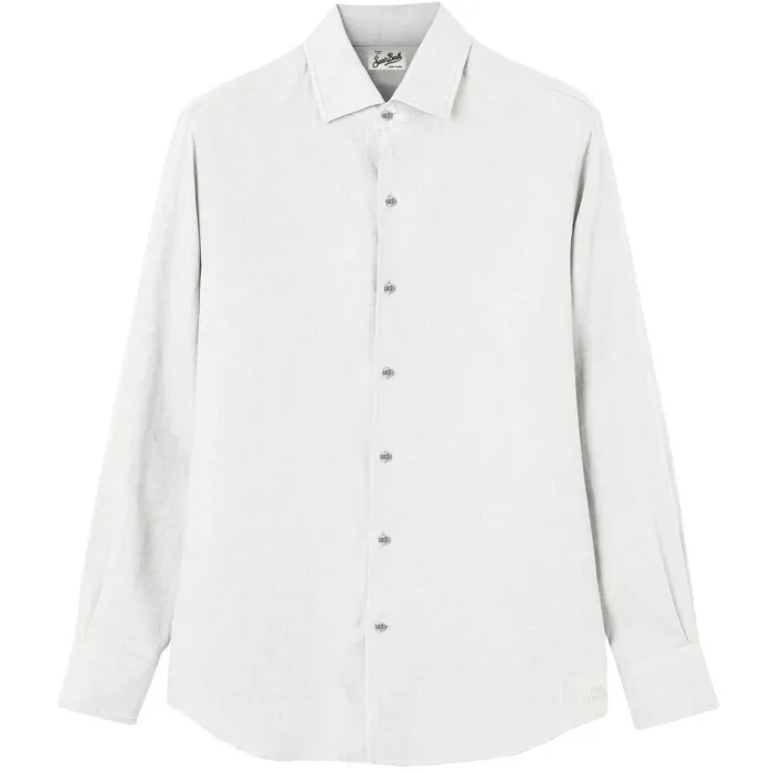 Camicia in Lino  Mc2 Saint Barth Bianca art. Raphael Linen 01 White, foto 1 di 1