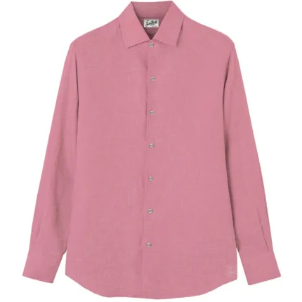 Camicia in Lino  Mc2 Saint Barth Rosa art. Raphael Linen Vintage 23