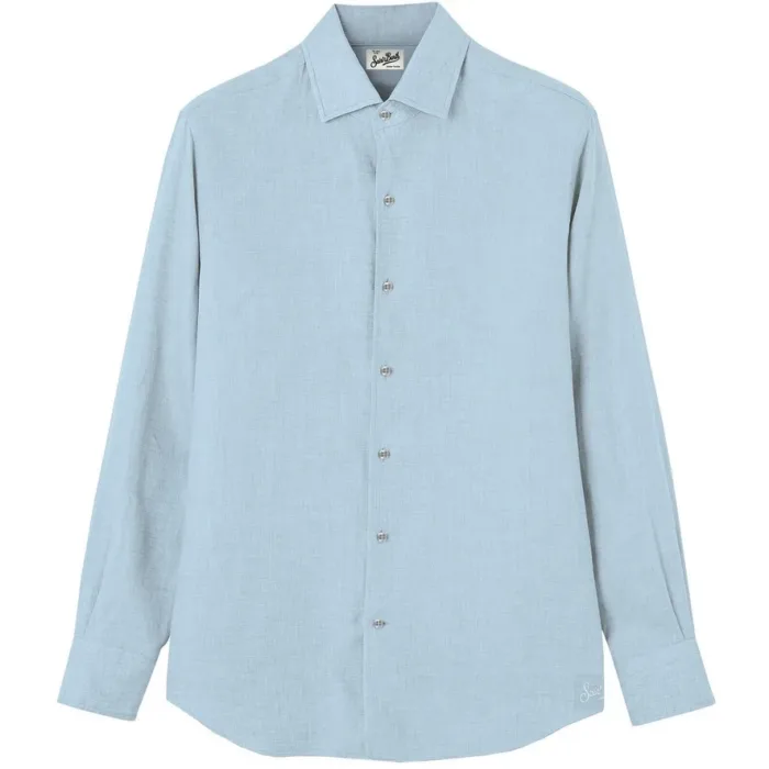 Camicia in Lino  Mc2 Saint Barth Celeste art. Raphael Linen Vintage 31, foto 1 di 1