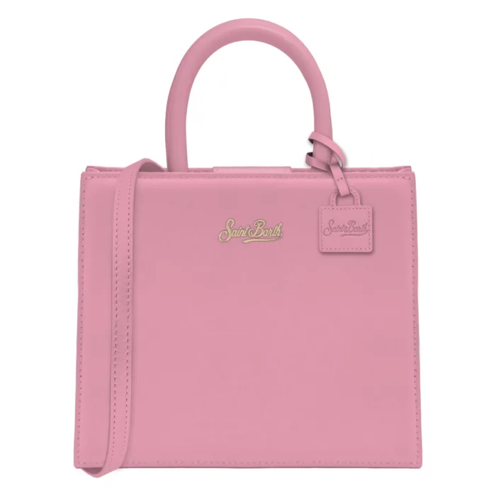 Borsa A Mano Media con Tracolla Mc2 Saint Barth In Pelle Rosa art. Shop Bag Midi Leather 21, foto 1 di 1