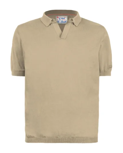Polo Skipper in Cotone Mc2 Saint Barth Beige art. Sloan Cotton 11 Beige